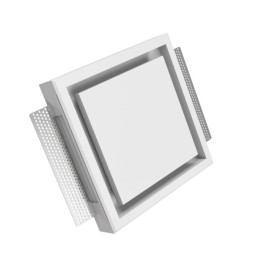 Sádrový ventil ERGOVENT KVADRO-100, 100 mm, bílá