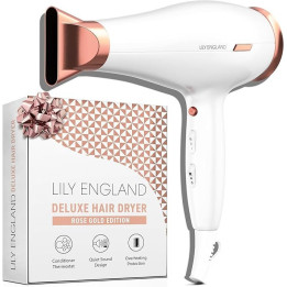 Fén na vlasy LILY ENGLAND Deluxe, rose gold edition, 1800 W