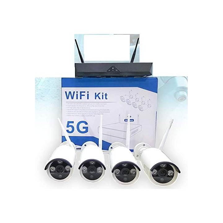 Kamerový systém LEOVIN Wi-Fi Kit B07YBFVSVK, Full HD, 4 kamery