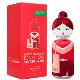 Toaletní voda pro ženy BENETTON Sisterland Red Rose, 80 ml