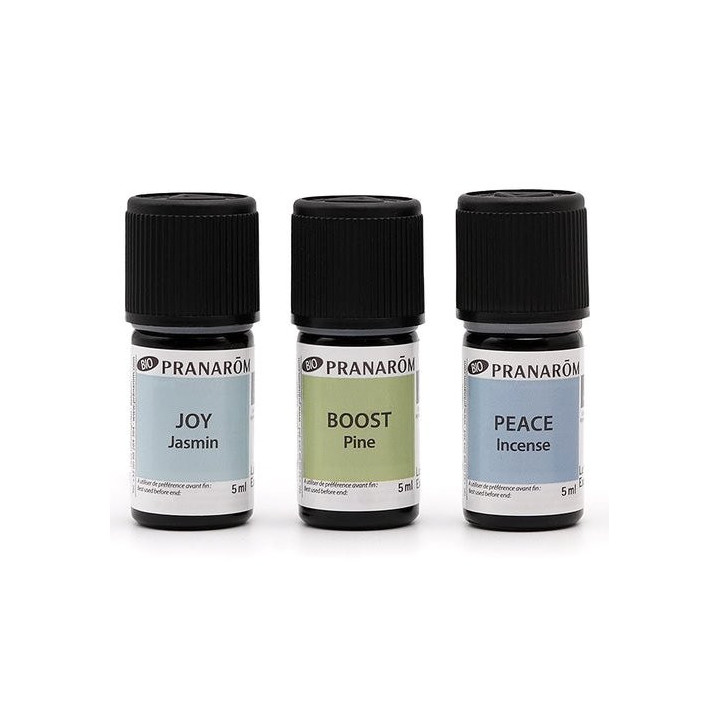 Dárková sada esenciálních olejů PRANARÔM Limited Edition Find Your Balance, 3x5ml