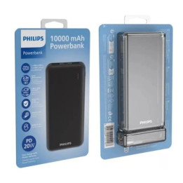 Powerbanka PHILIPS MD2545, 20 W PD, 10 000 mAh, černá
