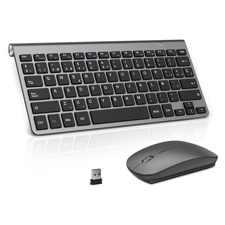 Bezdrátová klávesnice s myší PINKCAT R-41250112, 2.4G, (QWERTY)