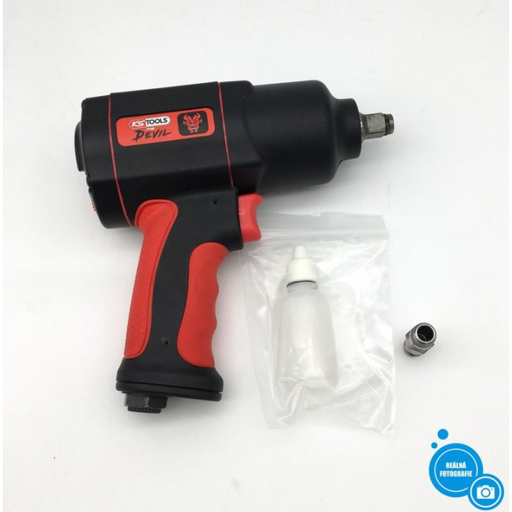 Pneumatický rázový utahovák KS TOOLS The Devil 515.1200, 6,3 BAR/90 PSI