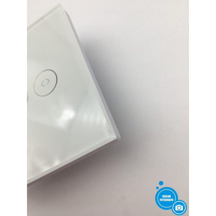 Wi-Fi SMART dotykový spínač rolet MAXCIO Curtain Switch WF-CS01, 600 W, 4 ks, bílá