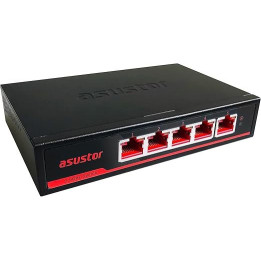Síťový přepínač ASUSTOR 2.5GBase-T Unmanaged Switch ASW205T, 5 portů