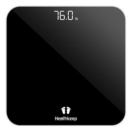 Osobní váha HEALTHKEEP T107, černá (max. nosnost 180 kg)