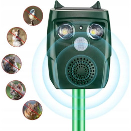 Ultrazvukový odpuzovač QUEENMEW , 600 mAh, 3,7 V, IP67, zelená