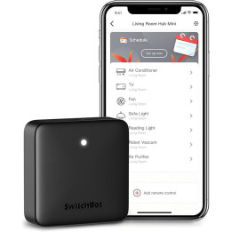 SMART dálkové ovládání SWITCHBOT Hub Mini W0202200, černá