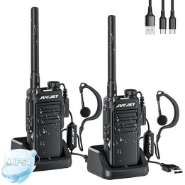 Sada vysílaček JUCJET Pmr Two Way Radio EP31, 5 W, černá, 2 ks