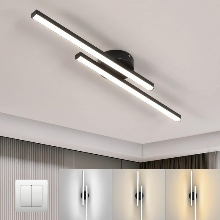 LED stropní světlo TOOLIGHT B0CQYSYD3T, 20 W, černá