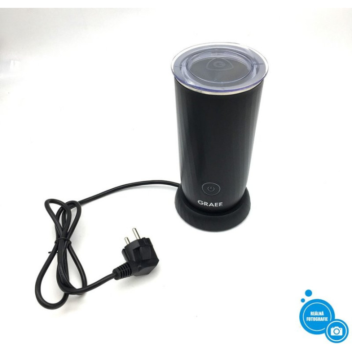 Elektrický napěňovač mléka GRAEF MS402EU 240 ml, 400 W, černá