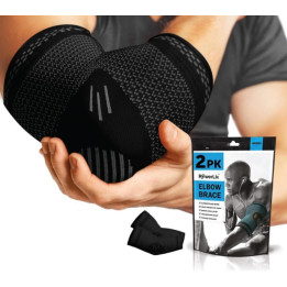 Bandáž na loket POWERLIX Elbow Brace, vel. S, 2 ks