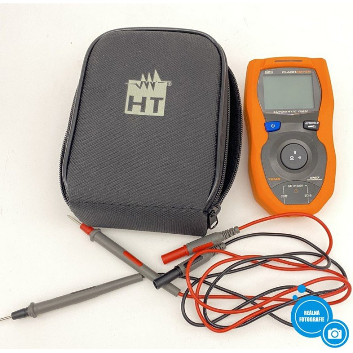 Multimetr HT INSTRUMENTS Flashmeter Automatic DMM, oranžová