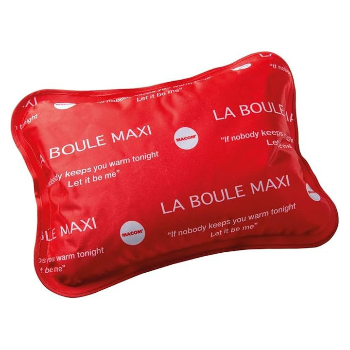 Nahřívací polštářek MACOM Enjoy & Relax La Boule Maxi 908, 27 × 19 × 6 cm, 360 W, červená