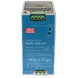 Napájecí zdroj MEAN WELL NDR-240-24, 24V