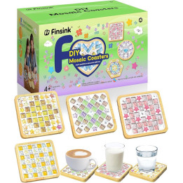 Tvořivá sada pro děti FINSINK Mosaic Coasters DIY