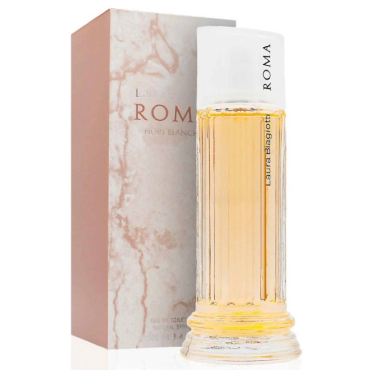Toaletní voda pro ženy  LAURA BIAGIOTTI Roma Fiori Bianchi, 100 ml