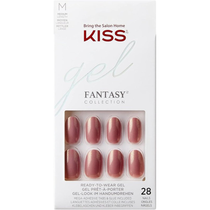 Umělé nehty KISS Gel Fantasy KGN22, 28 ks