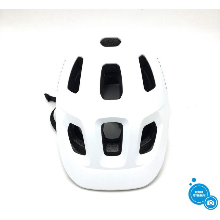 Cyklistická přilba ROCKRIDER EXPL100, vel. 59-62 cm, bílá
