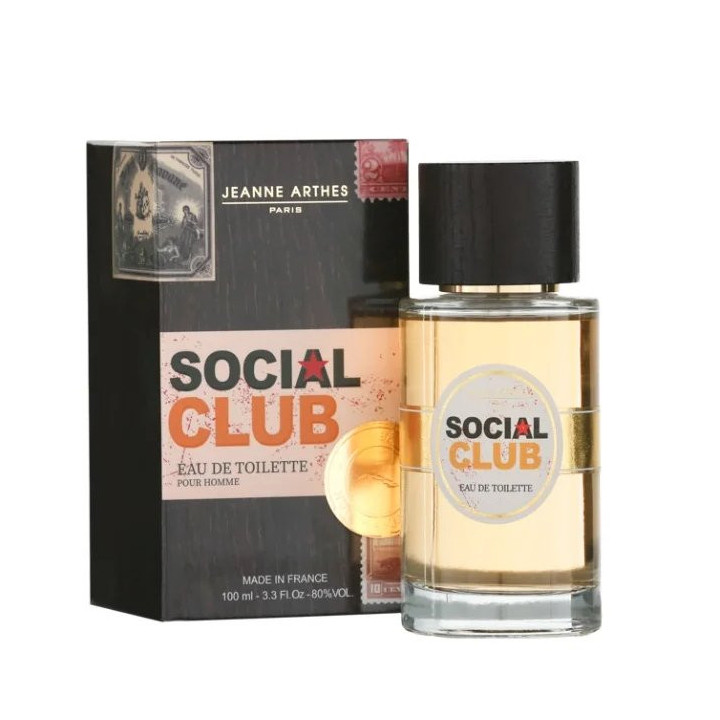 Toaletní voda pro muže JEANNE ARTHES Social Club, 100 ml