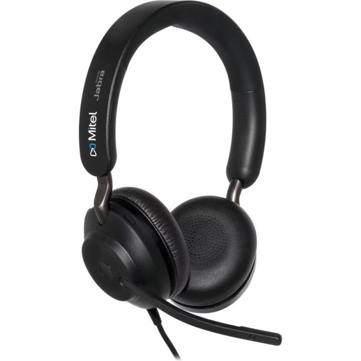 USB sluchátka s mikrofonem MITEL H10 Stereo Headset (51310035), černá