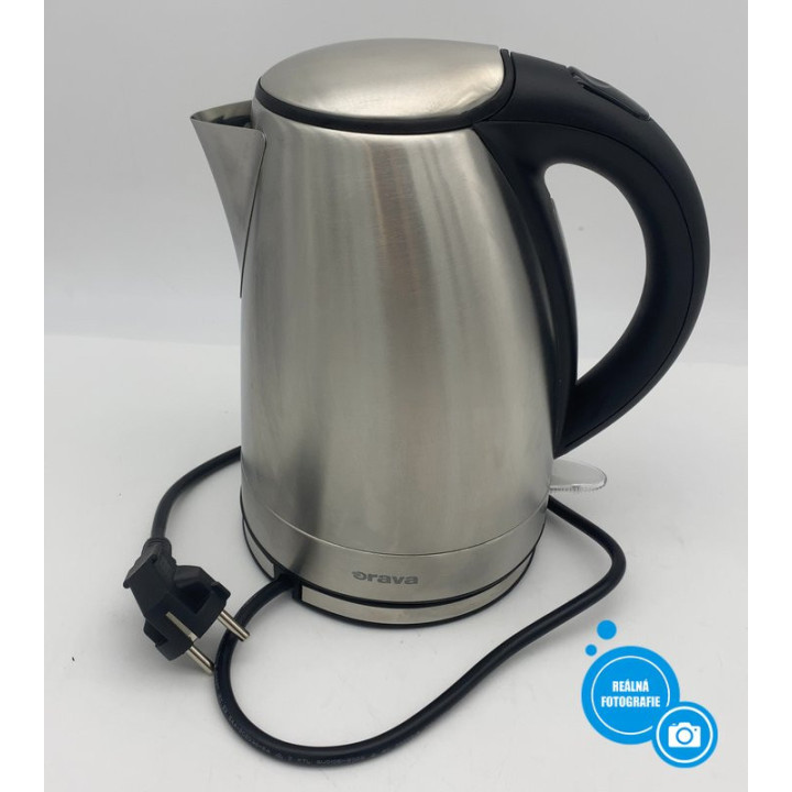 Rychlovarná konvice ORAVA VK-3217S, 2000 W, 1,7 l, stříbrná