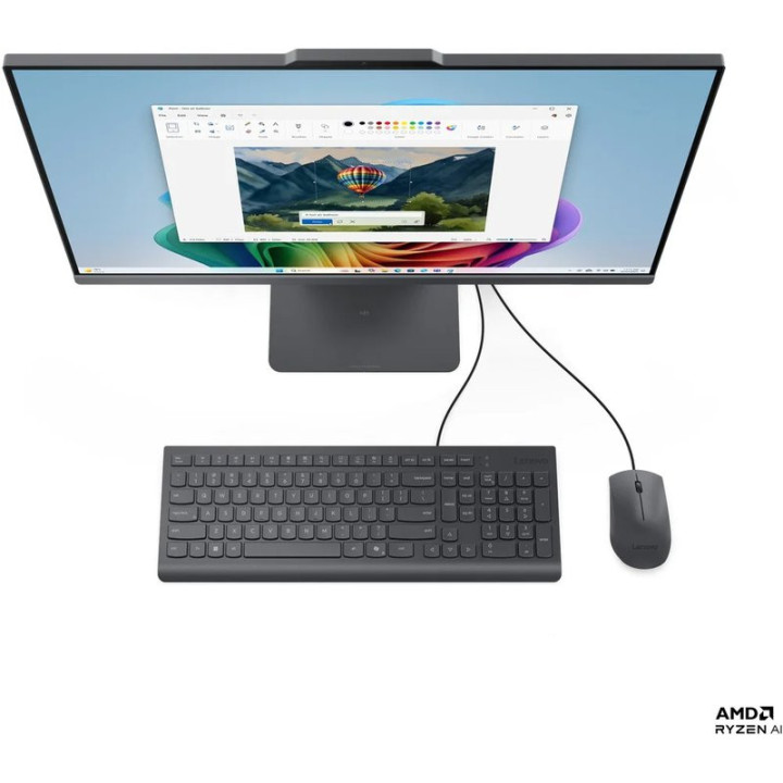 All in One PC LENOVO IdeaCentre AIO 27AKP10, 16GB RAM, 1 TB SSD, Luna Grey