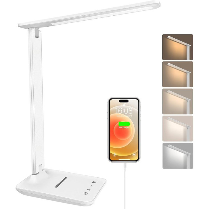 LED stolní stmívatelná lampa T26A, bílá