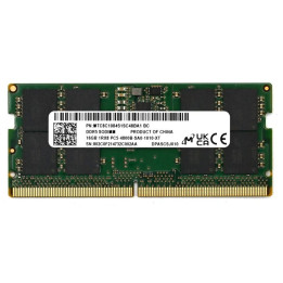Operační paměť CRUCIAL DDR5 SODIMM, 16GB, 4800MHz