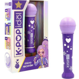 Dětský mikrofon Kpop Idol Micro Recorder 928602 (Box V89), fialová
