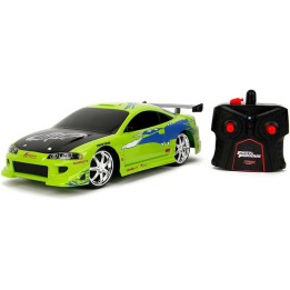 RC auto FAST & FURIOUS Brians Mitsubischi Eclipse Radio Control, zelená