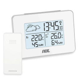 Digitální meteostanice ADE WS2136-2, bílá