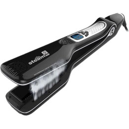 Parní žehlička na vlasy STEAM PLUS HS268B, 250 W, černá