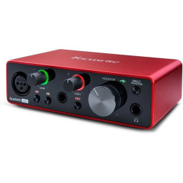 USB audio rozhraní FOCUSRITE Scarlett Solo 3rd Gen, červená