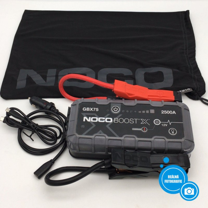 Startovací zdroj NOCO Boost X GBX75, 2 500 A, 60 W