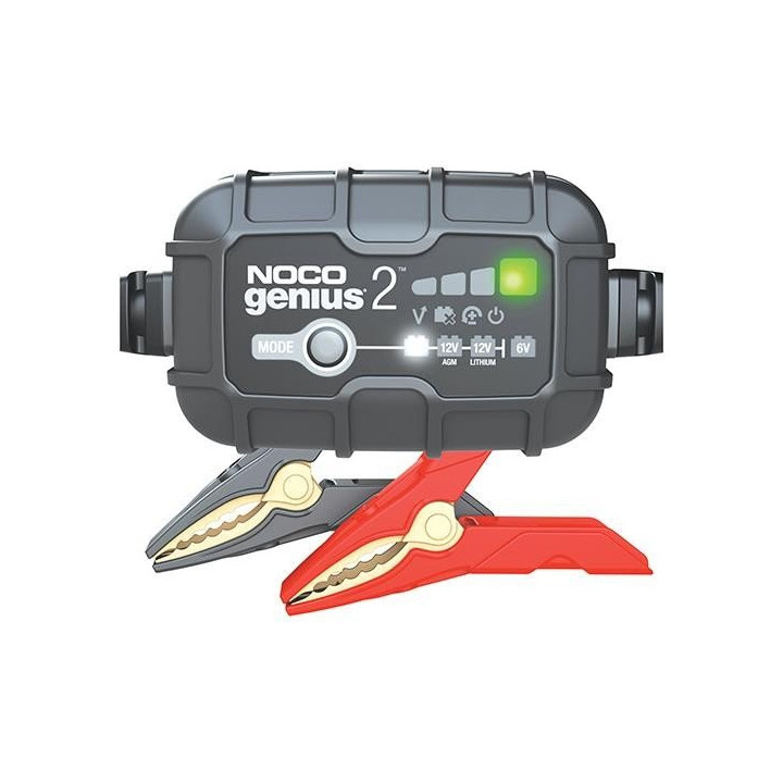 Nabíječka autobaterií GENIUS Noco 2EU (0636051), 40 Ah, 2 A, 6 / 12 V, 30 W