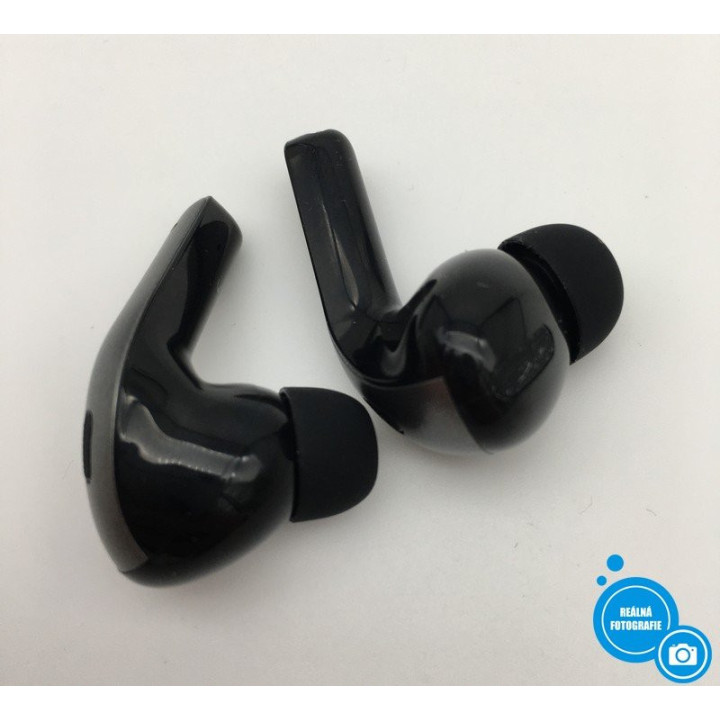 Bluetooth sluchátka s nabíjecím pouzdrem X08, černá