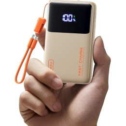 Powerbanka INIU P512, 10 000 mAh, 45 W, béžová