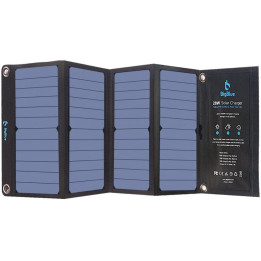 Solární nabíječka BIGBLUE B401D (BIGBLUEa1), 28 W, černá
