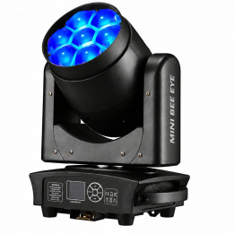 RGBW LED Profesionální reflektor MINI BEE EYE 4 v 1, 7 x 40W, 350 W, černá