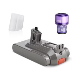 Náhradní baterie pro vysavač DYSON V11/V15, 8 000 mAh, 25,2 V, + 2 filtry