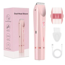 Dámský holicí strojek 2 v 1 RF-3038, 5 W, IPX7, růžová