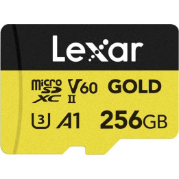 Paměťová karta LEXAR micro SDXC Professional GOLD, 256 GB, V60