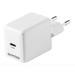Nabíjecí adaptér ESSENTIALS 3052351, 30 W, 1x USB-C, bílá