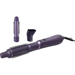 Horkovzdušný kartáč na vlasy PHILIPS Air Styler 3000 (BHA305/00), 800 W, fialová