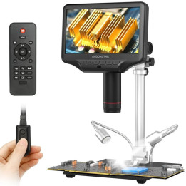 Digitální pájecí mikroskop ANDONSTAR AD407 Pro, 7", 4 Mp, HDMI