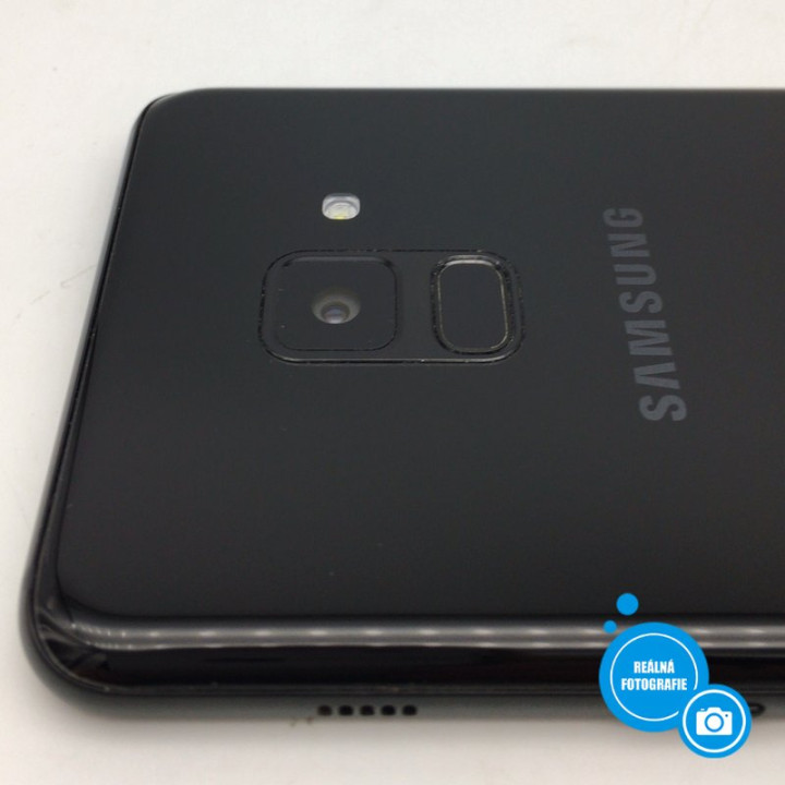 Mobilní telefon SAMSUNG Galaxy A8 2018 (SM-A530), 4/32 GB, Dual Sim, černá