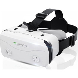 VR headset pro telefon SHINECON Virtual Reality Glasses, bílá