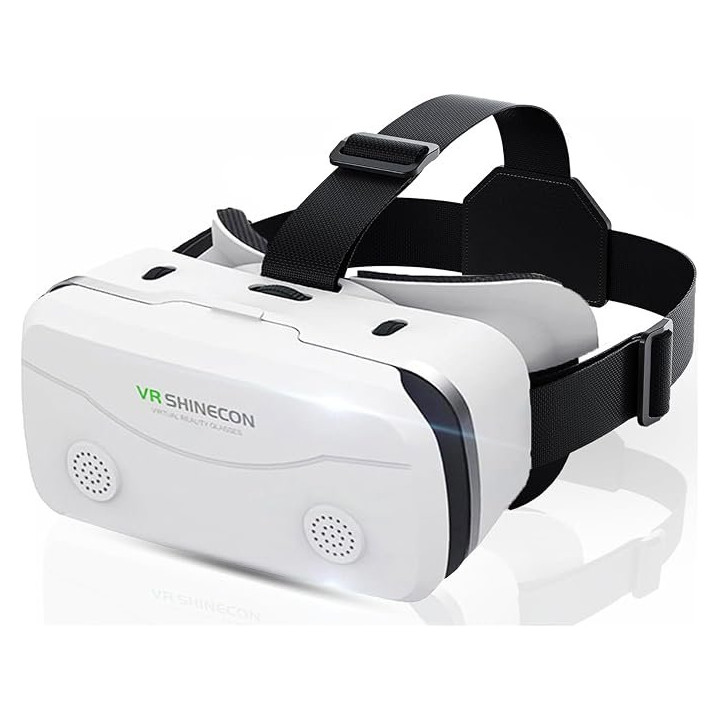 VR headset pro telefon SHINECON Virtual Reality Glasses, bílá